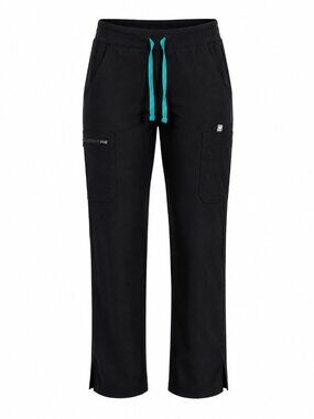FIGS Technical Collection Black Cargo Scrub Pants S Petite